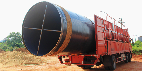 3PE防腐螺旋鋼管怎么運輸？怎樣保證防腐層不破損？